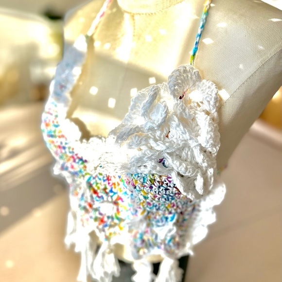 RAINBOW FESTIVAL OR BIKINI TOP - Picture 7 of 14